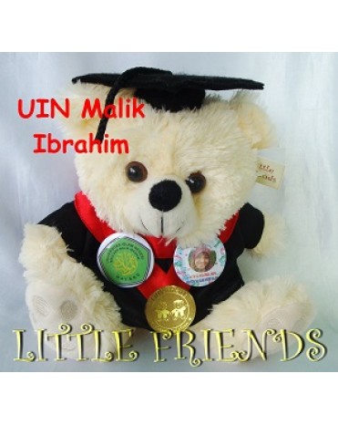 Boneka Wisuda Universitas Islam Negeri Maulana Malik Ibrahim (25 cm)